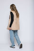 Julie-Reversible Sherpa Lined Vest